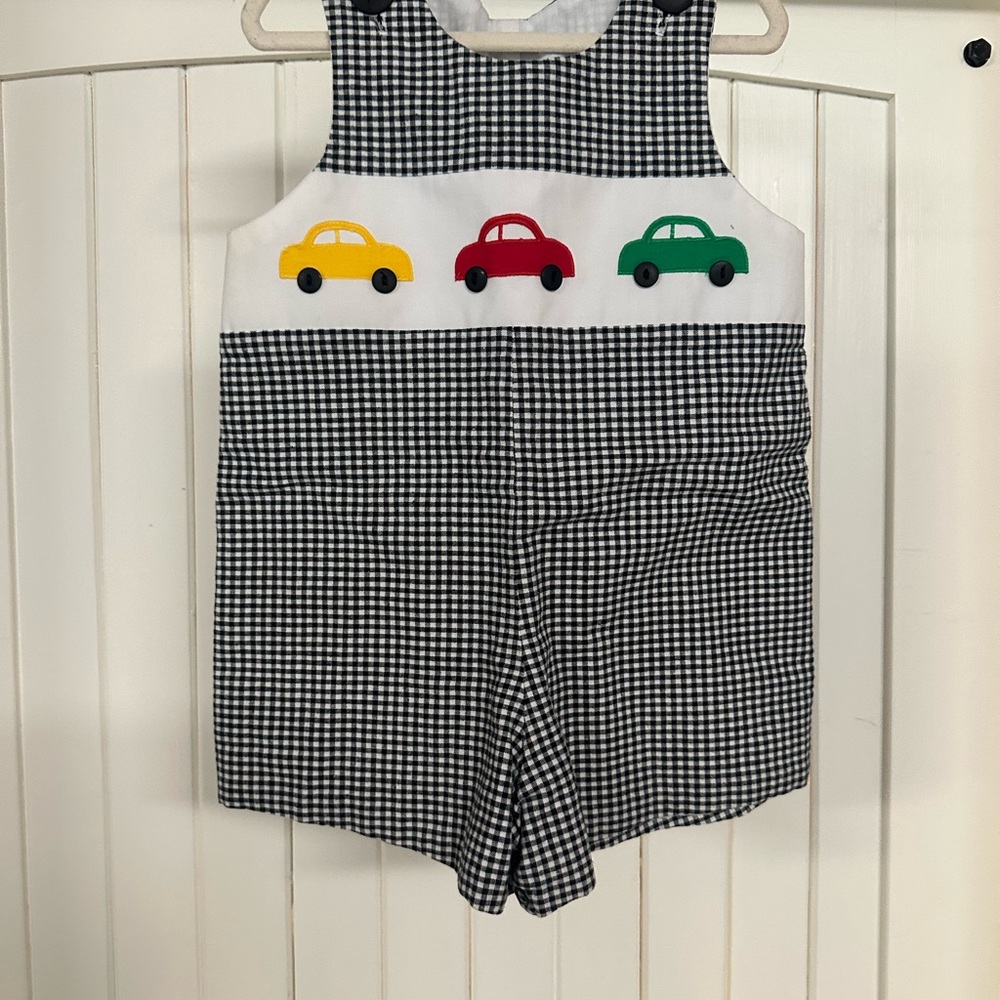 Mulberry Black and White Checkered Garment